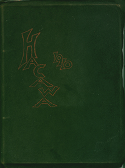 Hacawa 1910 Annual of  Lenoir College, Hickory, N.C. 