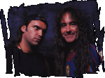 Blaze Bayley and Steve Harris in 1998