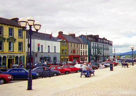 Bantry - in the style of an ancient postcard