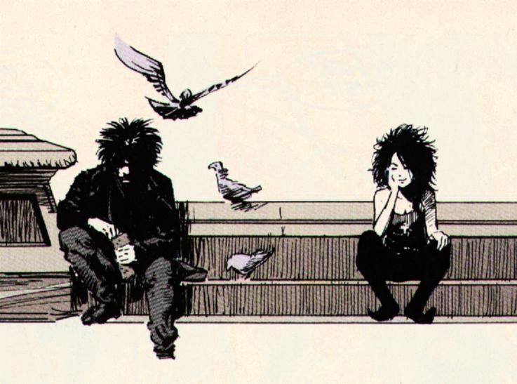 image of sandman & death