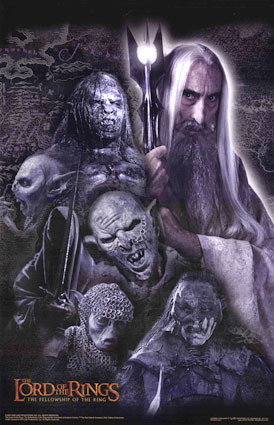 Saruman e orcs