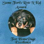 Stone Fort Rott N Kid Award For HomePage Excellence!