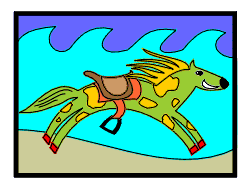 [running horse] - [gif/8 K]