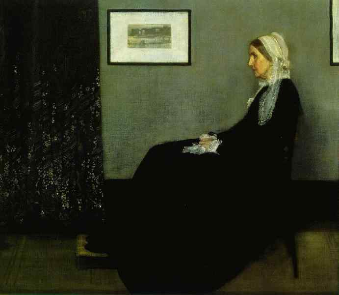 Arrangement in Black--a Portrait of the Artist's Mother, Whistler