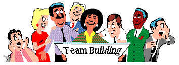 Corporate team cartoon