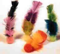 feather balls