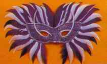 feather mask