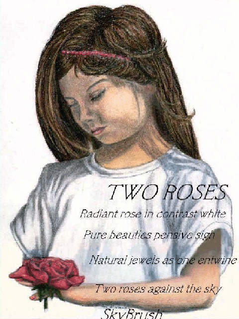 two roses