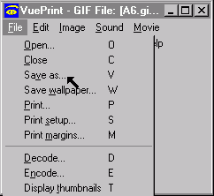 A picture showing me going into file-save as...