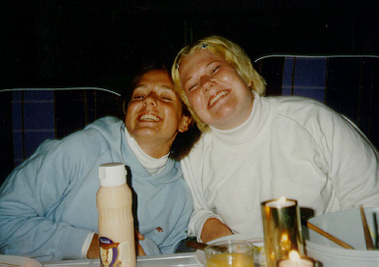 Helene and Monika - summer 1998