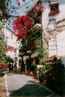 The old town of Marbella