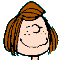 IMG: Peppermint Patty looking smug