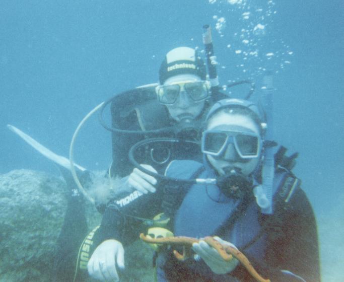 Suzie Scuba diving