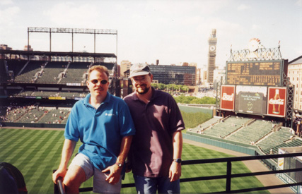 Denny and I at Camden Yards