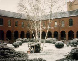 cloister courtyard