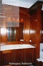 mahogany bathroom