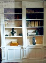 bookcases with ionic pilasters