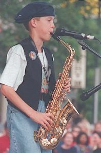 Ben Kincaid at Wichita River Festival, May 1998