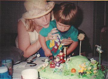 Jon Blowing Candles