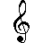 [Treble Clef]