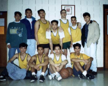 old school basketball team