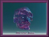 Amethyst Skull