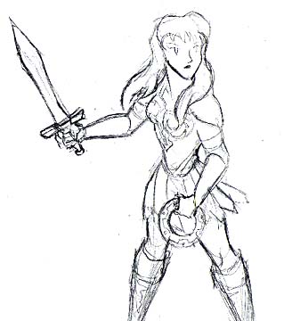 Xena Sketch #4