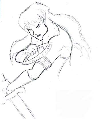 Xena Sketch #5