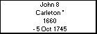 John 8 Carleton *