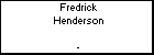 Fredrick Henderson