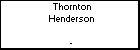 Thornton Henderson