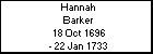 Hannah Barker