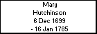 Mary Hutchinson