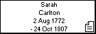 Sarah Carlton