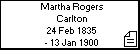 Martha Rogers Carlton