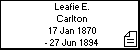 Leafie E. Carlton