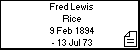 Fred Lewis Rice