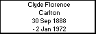 Clyde Florence Carlton