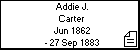 Addie J. Carter