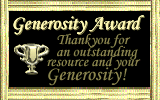 Generosity Award