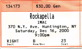 Rockapella @ IMAC, Dec 2000