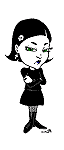 Goth #4 Annoyed Goth Girl