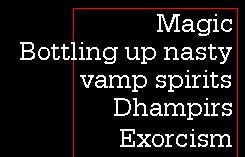 Wait untill your browser has come to a complete stop before disembarking. Thank you for flying with the vampire hunters.