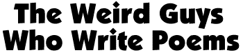 [The Weird Guys Who Write Poems]