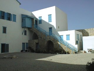 Courtyard and south stairs