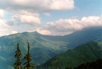 On the trail to Ineu summit, Maramures (Rodna), 1997