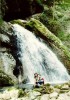 Waterfall on Galbena river (West Carpathians), Romania (1996)