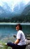 Italy, lake in Alps, 1998 