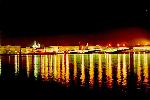 View over 'Troitskij' bridge in St-Petersburg, Russia (2000)