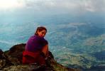 View of Borsa (Maramures) from Pietrosu peak